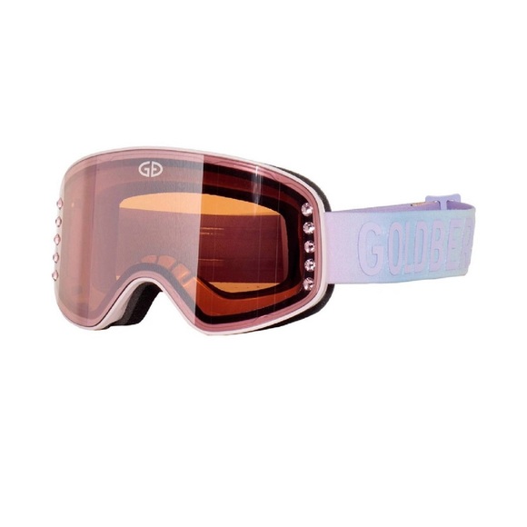 Goldbergh Swarovski Ski Goggles Doll Face Cotton Candy Limited Edition Brand🆕 - Picture 2 of 4